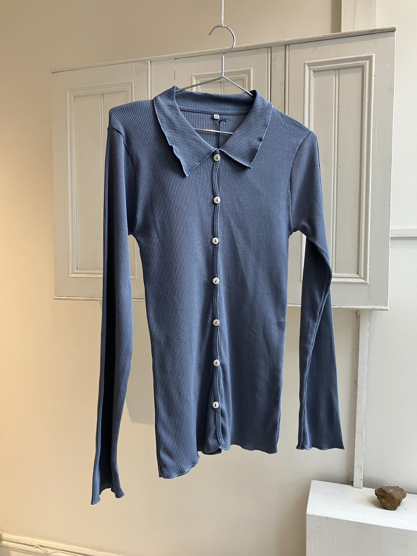 Iso Shirt Recycled Cotton Rib - Denim