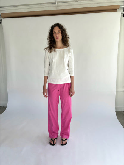 Tie Pants - Pink