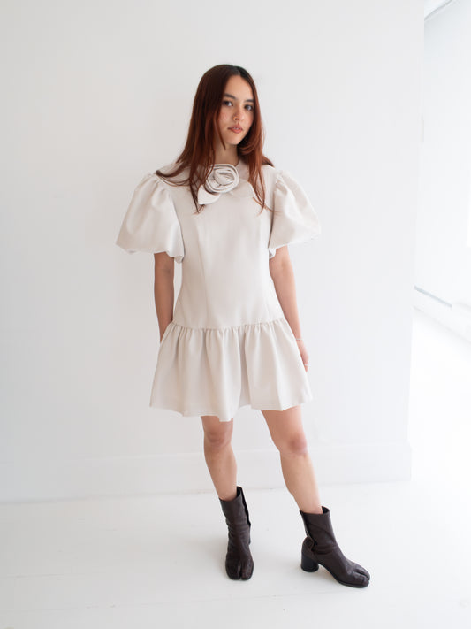 Peas Dress - Ivory