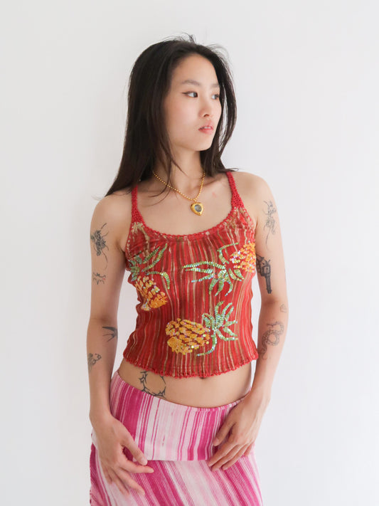 Ananas Tank - Red