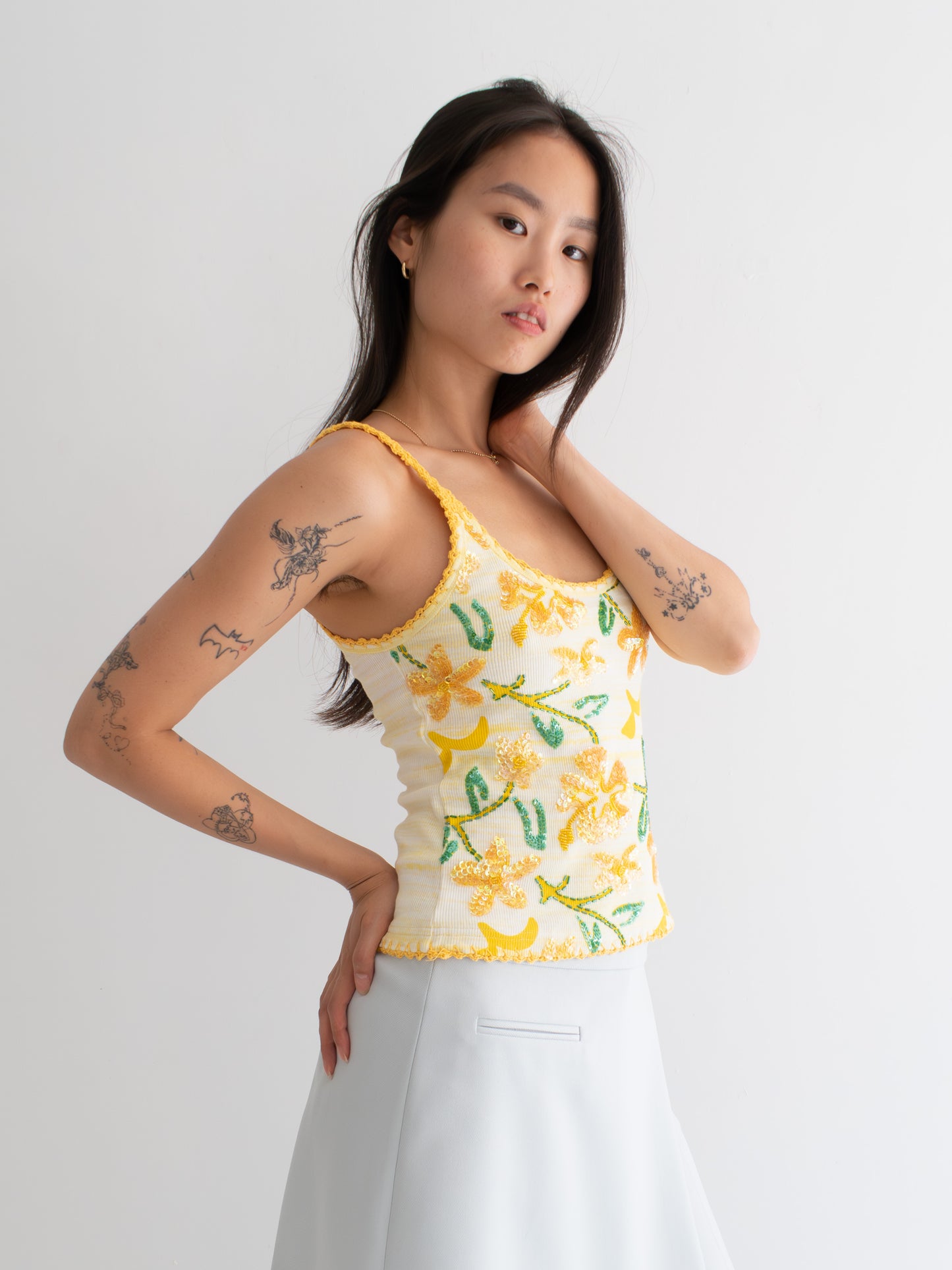 Ibisco Tank - Yellow