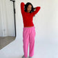 Tie Pants - Pink