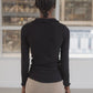 Iso Shirt Recycled Cotton Rib - Black