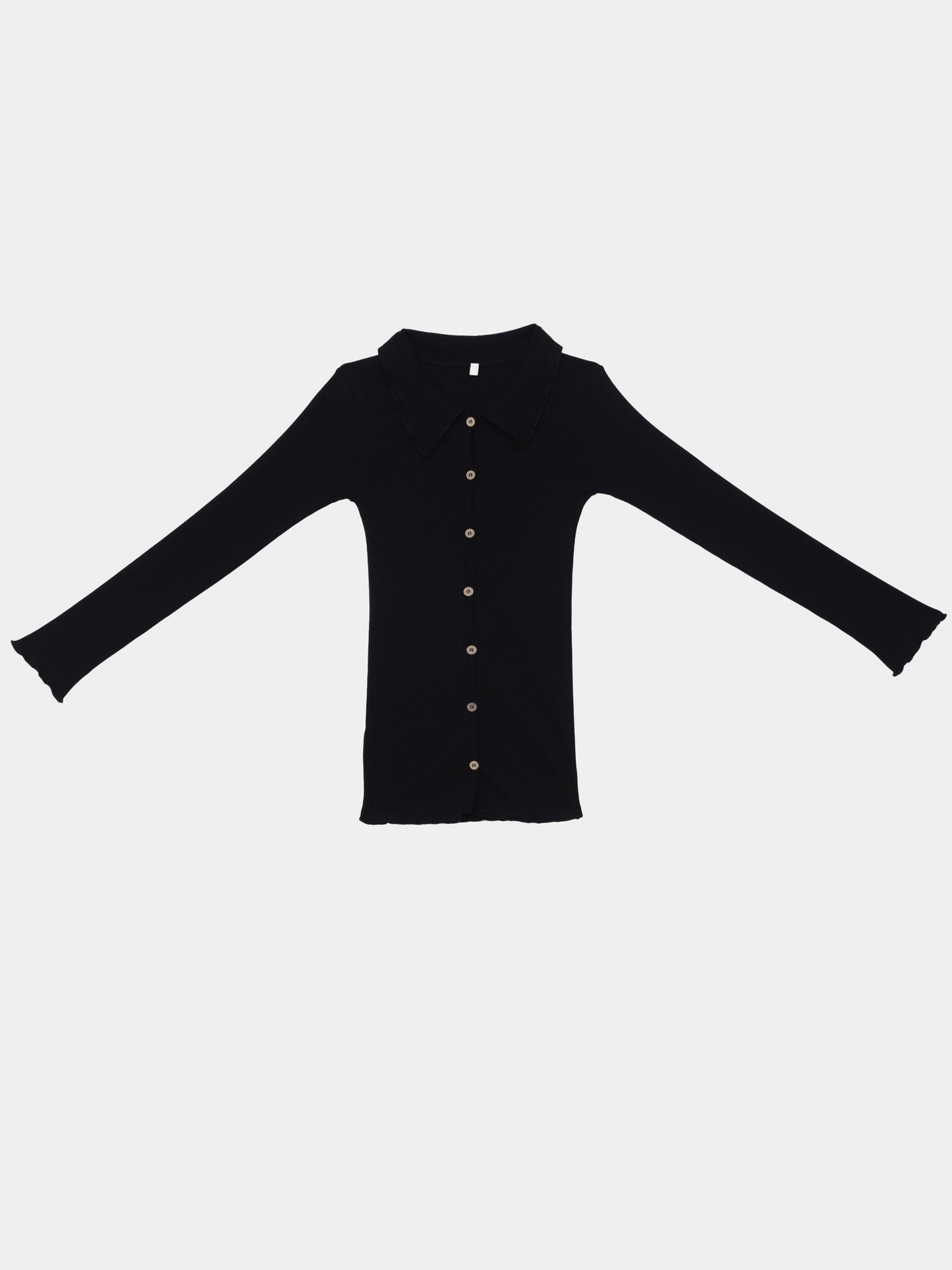 Iso Shirt Recycled Cotton Rib - Black