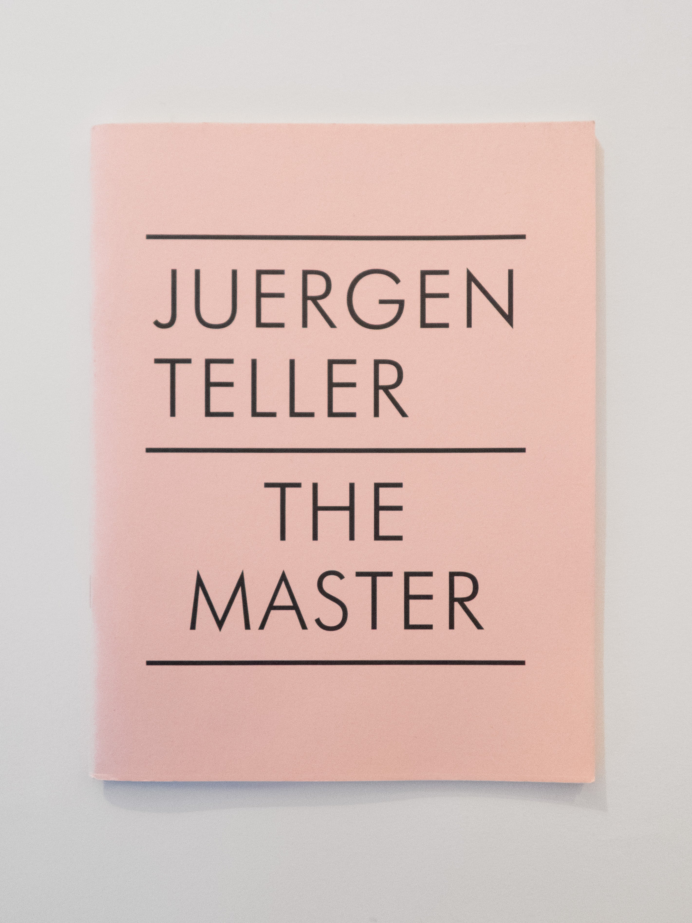 The Master III - Jurgen Teller, 2012 – Saloon Store