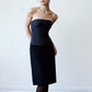 The Trinity Bodice - Charcoal