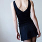 The Silk Miniskirt - Black