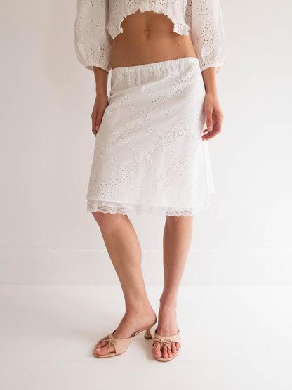Laffy Skirt - White