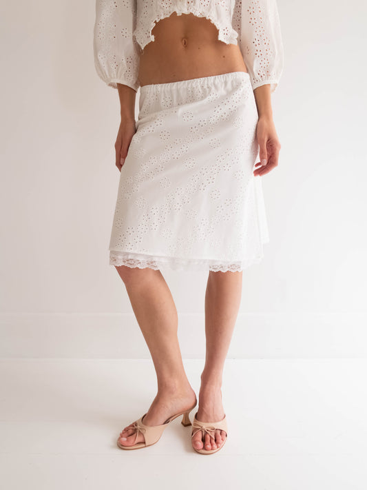 Laffy Skirt - White