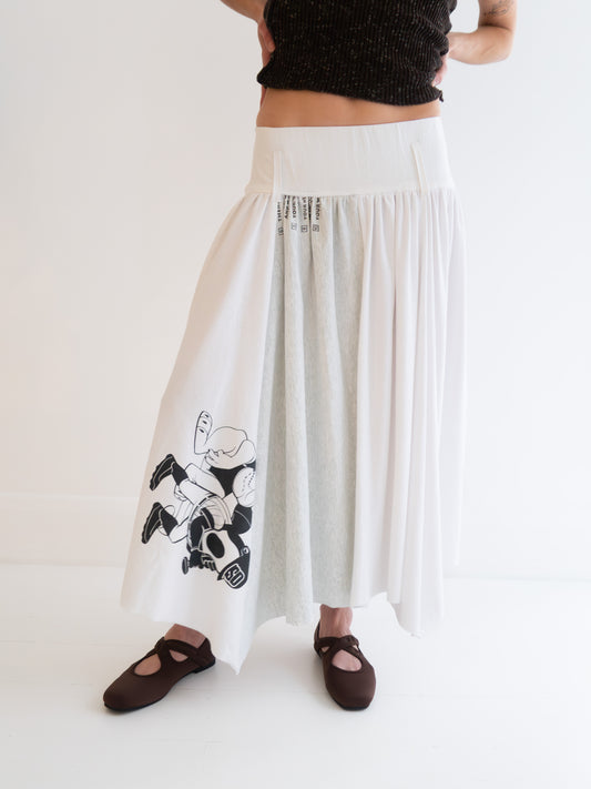 Logo Midi Skirt