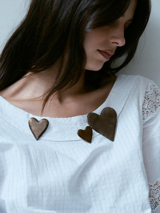 Lovesick Brooch - Bronze