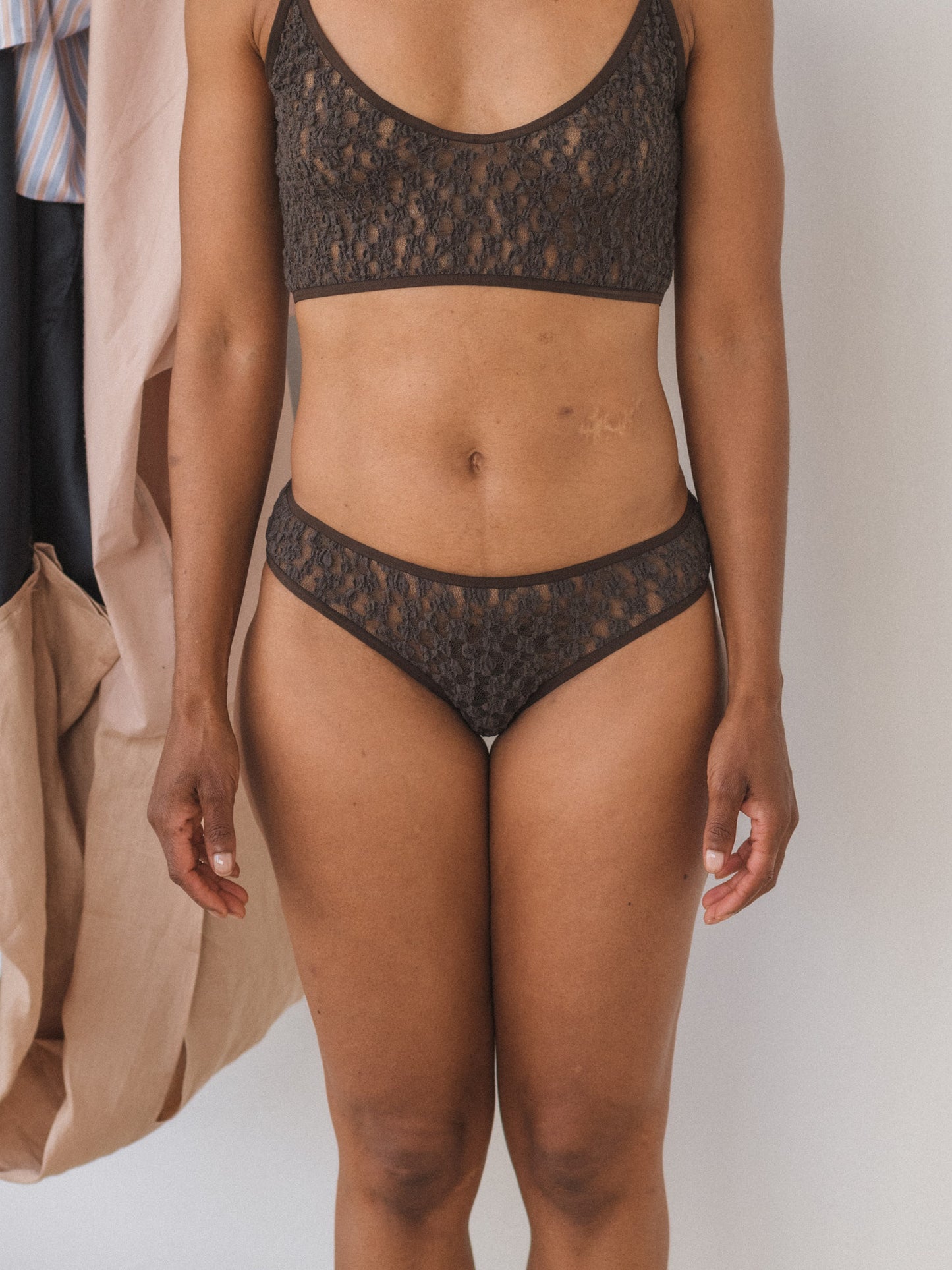 Musial Pants Organic Cotton Lace - Black