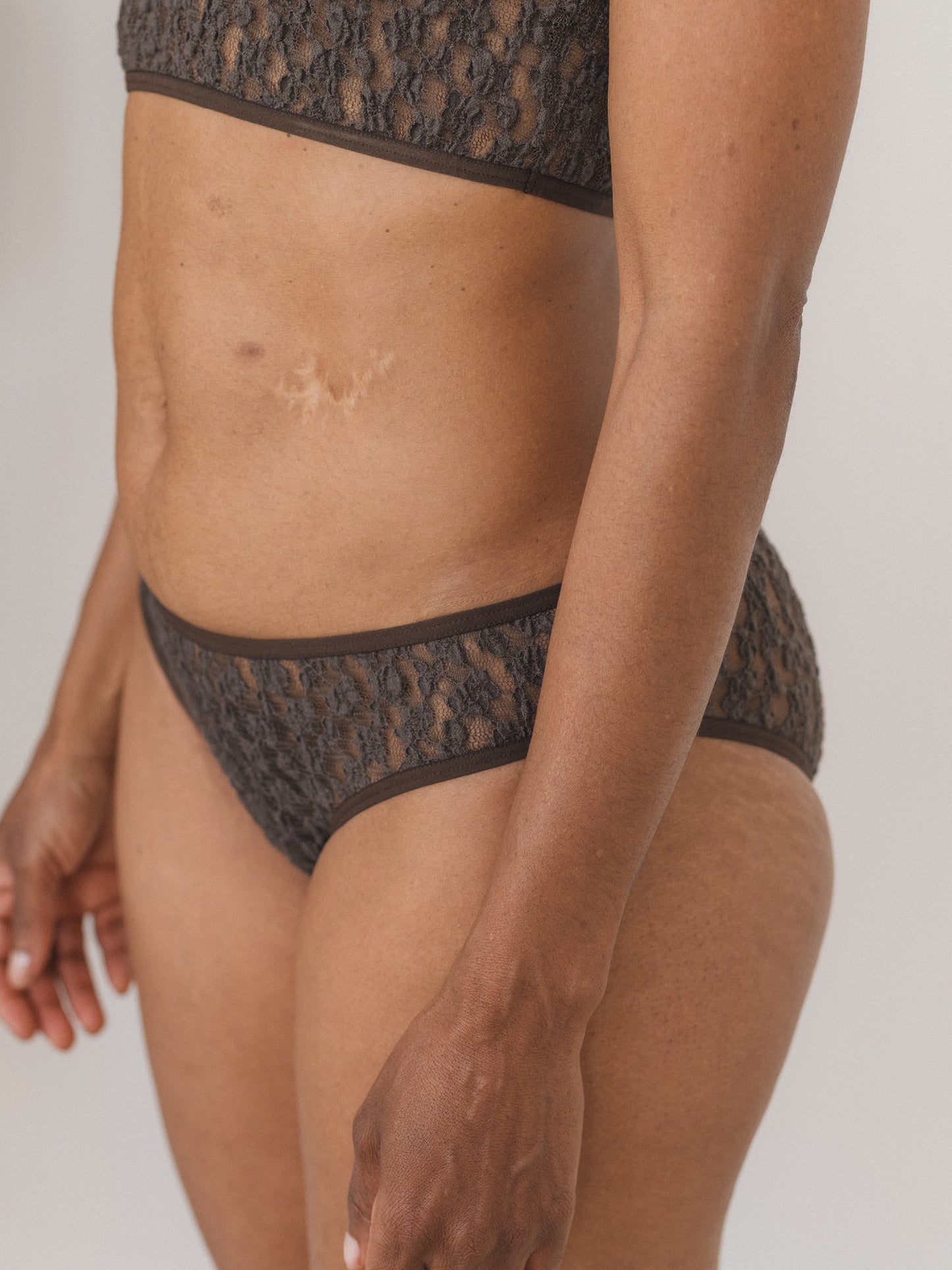 Musial Pants Organic Cotton Lace - Black
