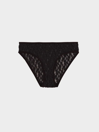 Musial Pants Organic Cotton Lace - Black