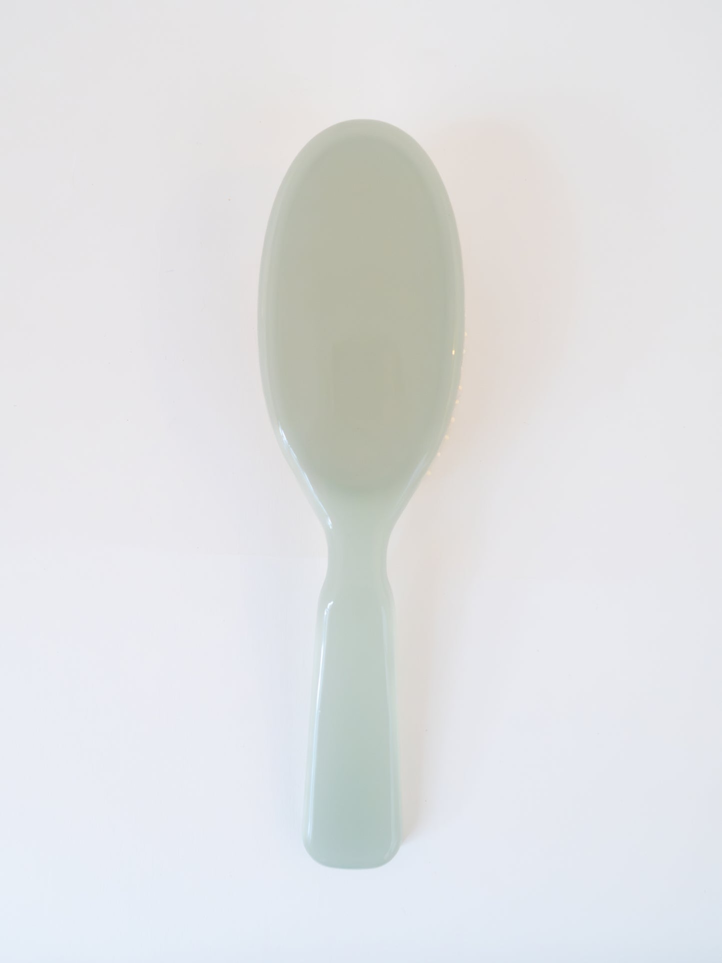 Oval Hair Brush - Green