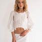 Palisade Top - White Eyelet