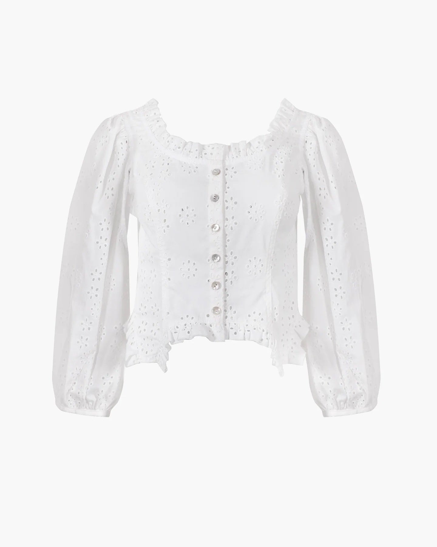 Palisade Top - White Eyelet
