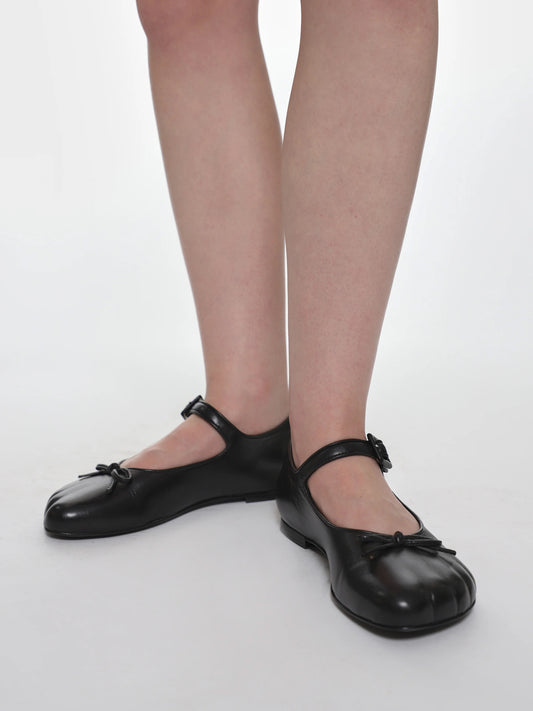 Paw Mary Jane - Black Leather