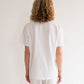 Peanut Boxy Tee - White