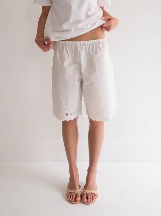 Pepita Shorts - White