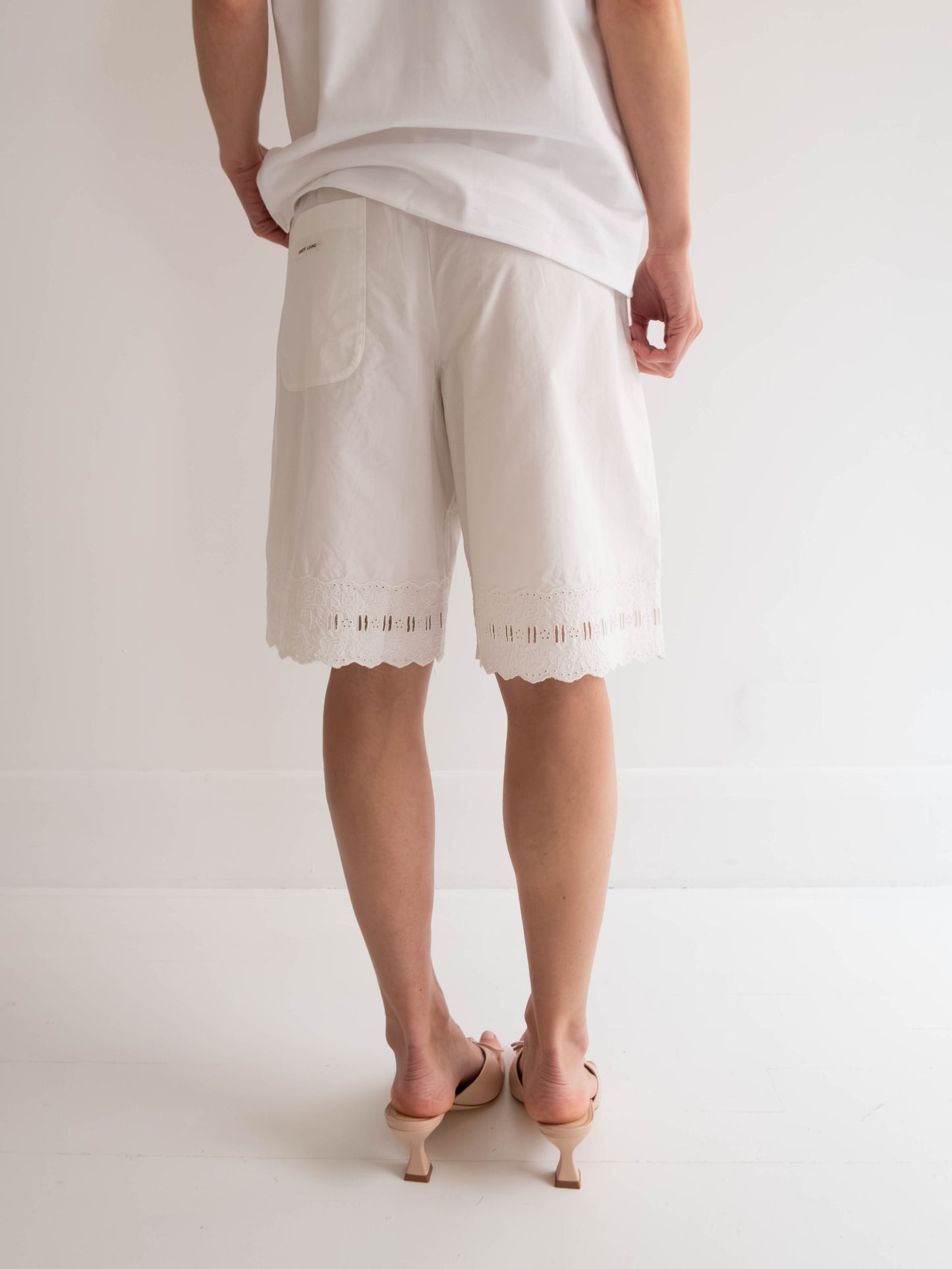 Pepita Shorts - White