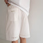 Pepita Shorts - White