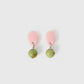 Jume Earring - Puff/Green Turquoise