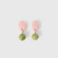 Jume Earring - Puff/Green Turquoise