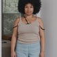 Rim Tank Recycled Cashmere - Naturale