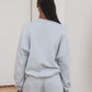 Rim Sweatshirt Regenerative Cotton - Whitestone Blue