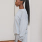 Rim Sweatshirt Regenerative Cotton - Whitestone Blue