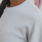 Rim Sweatshirt Regenerative Cotton - Whitestone Blue