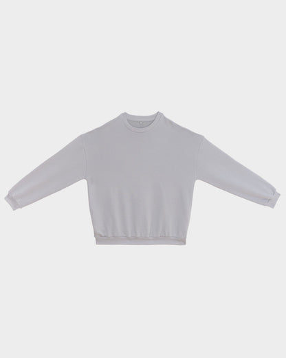 Rim Sweatshirt Regenerative Cotton - Whitestone Blue