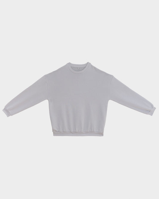 Rim Sweatshirt Regenerative Cotton - Whitestone Blue