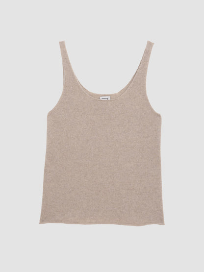 Rim Tank Recycled Cashmere - Naturale