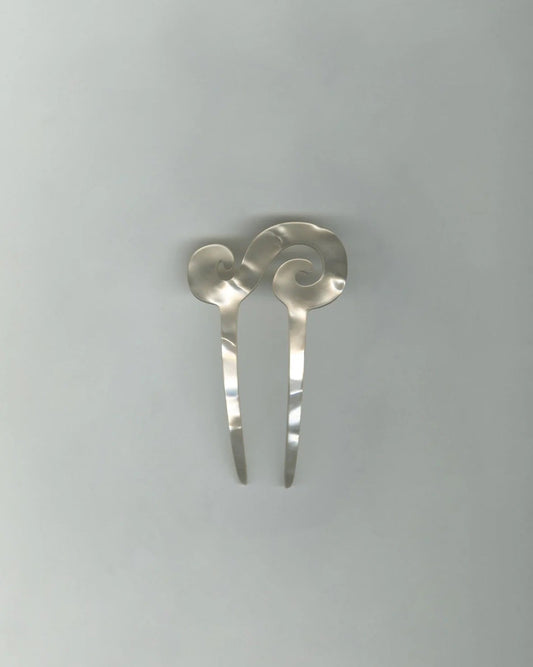 Spiral French Pin - Pearl