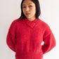 Alpaca Sarah Sweater - Bright Red