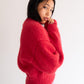 Alpaca Sarah Sweater - Bright Red