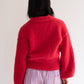 Alpaca Sarah Sweater - Bright Red