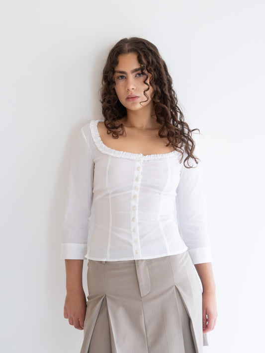 Simona Top - White