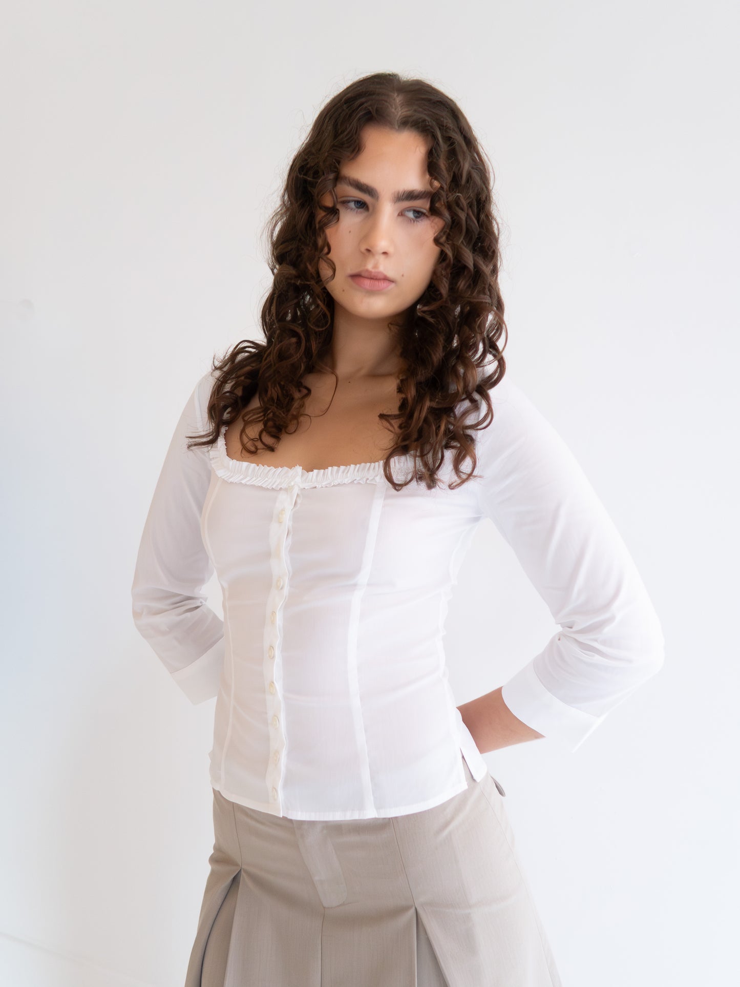 Simona Top - White