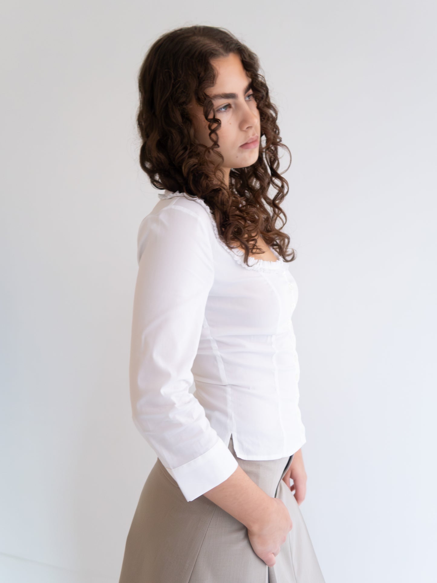 Simona Top - White