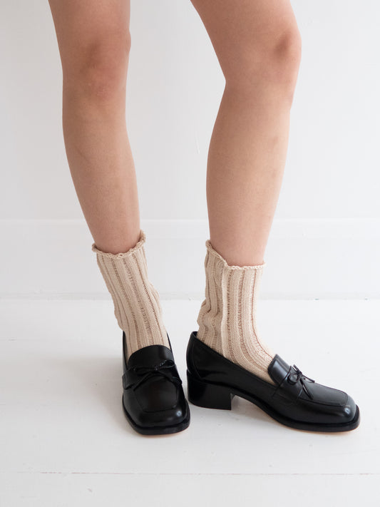 Short Orb Socks - Undyed