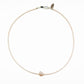 Somos Como Niños Necklace - Peach & White