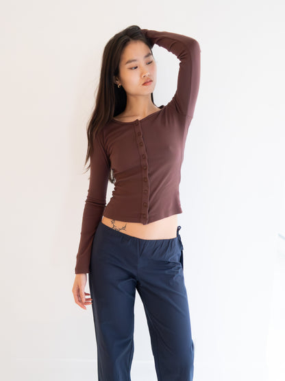 Sophie Cardigan - Chocolate