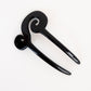 Spiral French Pin - Black