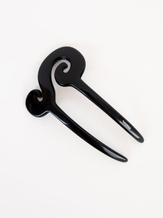 Spiral French Pin - Black