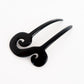 Spiral French Pin - Black