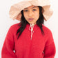 Raw Silk Sun Hat - Ballet