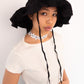 Raw Silk Sun Hat - Ink